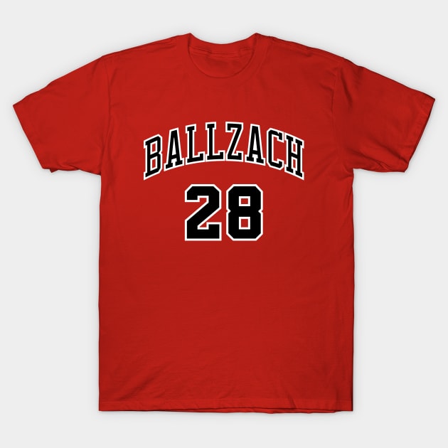 BallZach - Red T-Shirt by KFig21